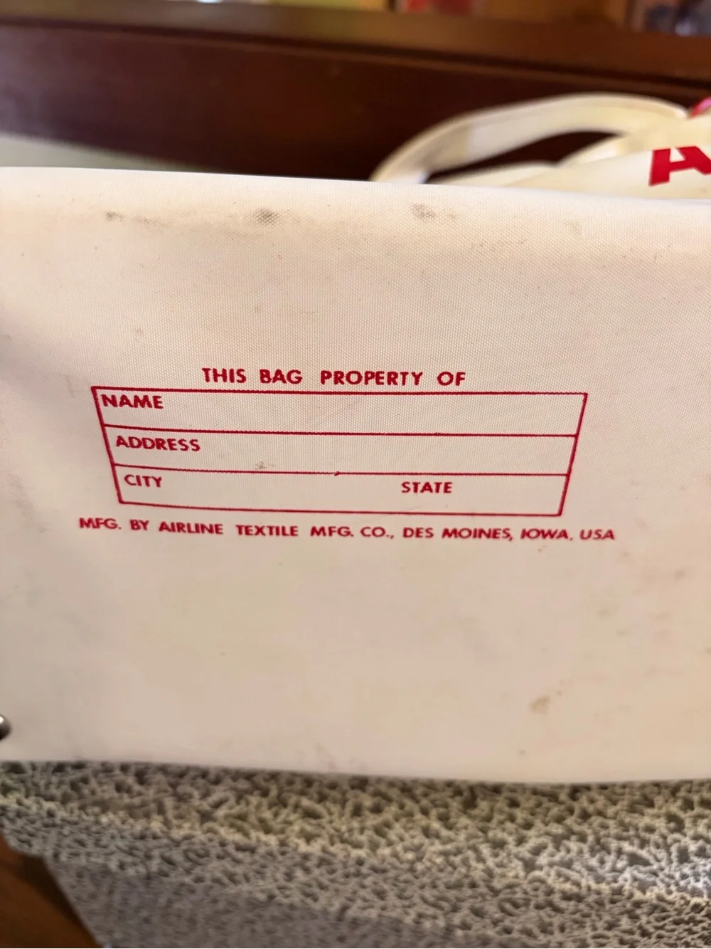 Vintage Hawaiian Airlines Bag